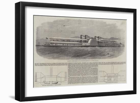 Government Troop Steamer for the Lower Indus-Edwin Weedon-Framed Giclee Print