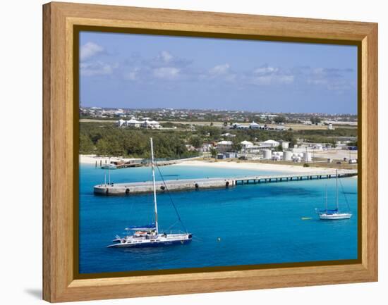 Governor's Beach on Grand Turk Island, Turks and Caicos Islands, West Indies, Caribbean-Richard Cummins-Framed Premier Image Canvas