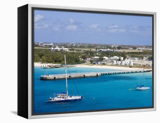Governor's Beach on Grand Turk Island, Turks and Caicos Islands, West Indies, Caribbean-Richard Cummins-Framed Premier Image Canvas