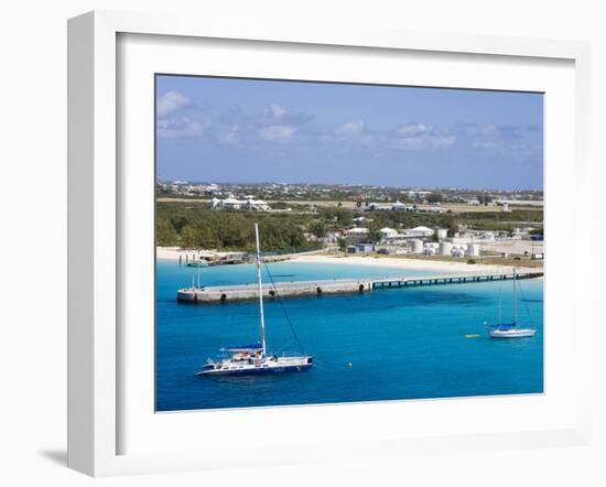 Governor's Beach on Grand Turk Island, Turks and Caicos Islands, West Indies, Caribbean-Richard Cummins-Framed Photographic Print