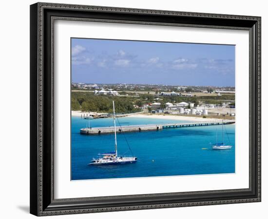 Governor's Beach on Grand Turk Island, Turks and Caicos Islands, West Indies, Caribbean-Richard Cummins-Framed Photographic Print