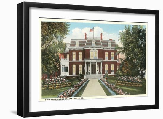 Governor's Mansion, Annapolis-null-Framed Art Print