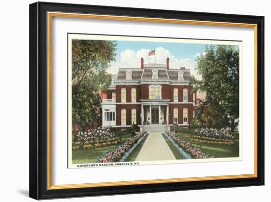 Governor's Mansion, Annapolis-null-Framed Art Print