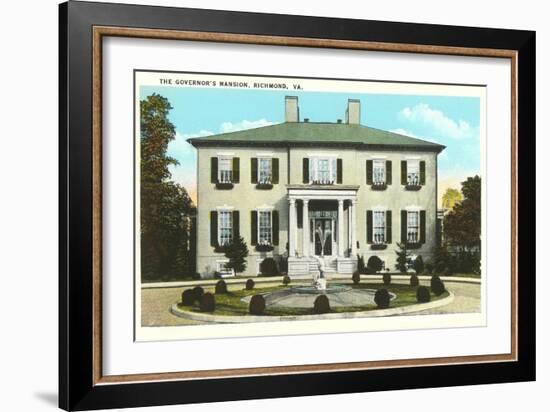 Governor's Mansion, Richmond, Virginia-null-Framed Art Print