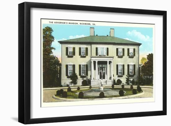 Governor's Mansion, Richmond, Virginia-null-Framed Art Print