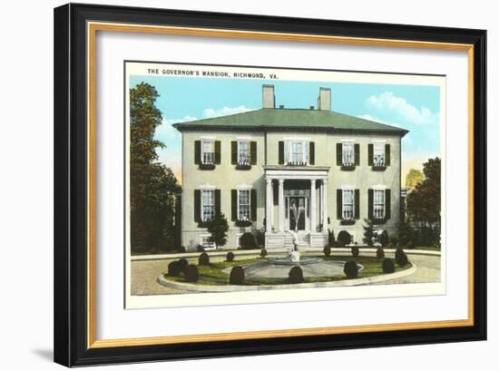 Governor's Mansion, Richmond, Virginia-null-Framed Art Print