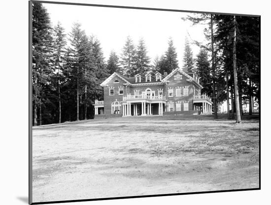 Governor's Mansion, Washington, Circa 1909-Asahel Curtis-Mounted Giclee Print