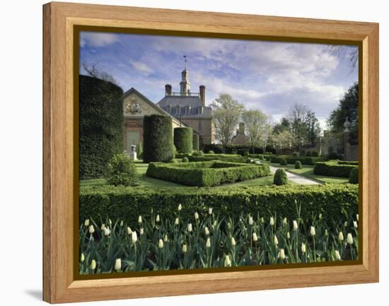 Governor's Palace, Colonial Williamsburg, Virginia, USA-null-Framed Premier Image Canvas