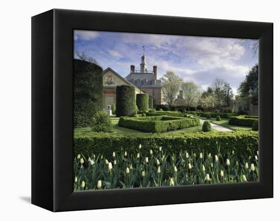 Governor's Palace, Colonial Williamsburg, Virginia, USA-null-Framed Premier Image Canvas