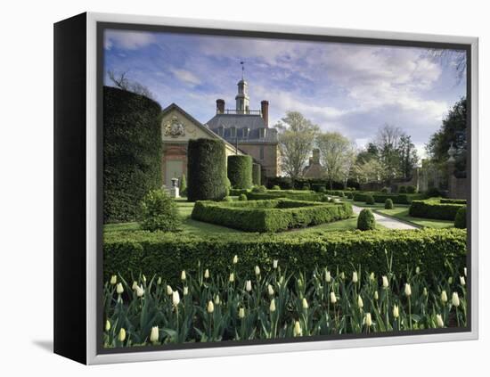 Governor's Palace, Colonial Williamsburg, Virginia, USA-null-Framed Premier Image Canvas