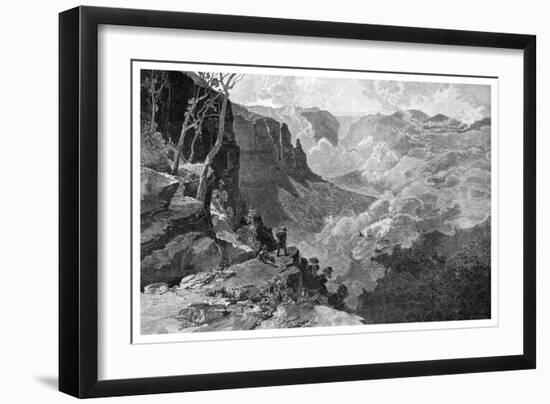 Govett's Leap, Blue Mountains, New South Wales, Australia, 1886-Frederic B Schell-Framed Giclee Print