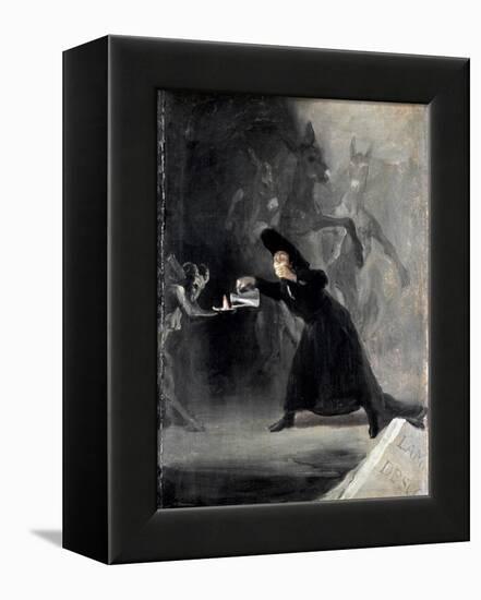 Goya: Bewitched, 1798-Francisco de Goya-Framed Premier Image Canvas