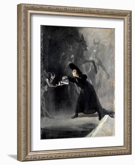 Goya: Bewitched, 1798-Francisco de Goya-Framed Giclee Print