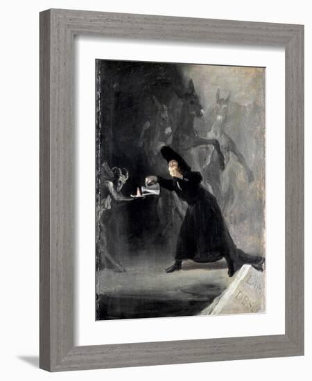 Goya: Bewitched, 1798-Francisco de Goya-Framed Giclee Print