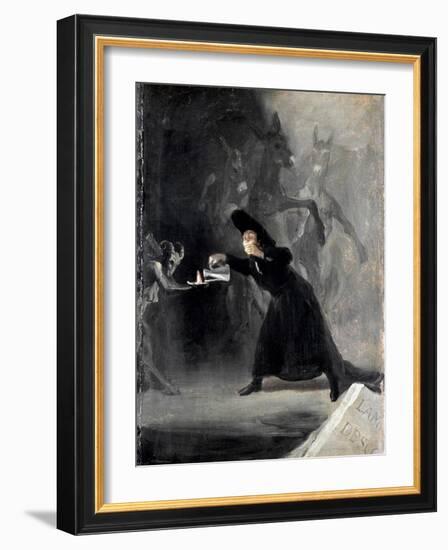 Goya: Bewitched, 1798-Francisco de Goya-Framed Giclee Print