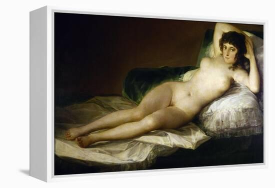 Goya: Nude Maja, C1797-Francisco de Goya-Framed Premier Image Canvas