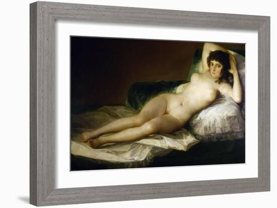 Goya: Nude Maja, C1797-Francisco de Goya-Framed Giclee Print