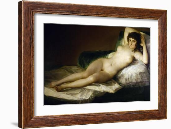 Goya: Nude Maja, C1797-Francisco de Goya-Framed Giclee Print