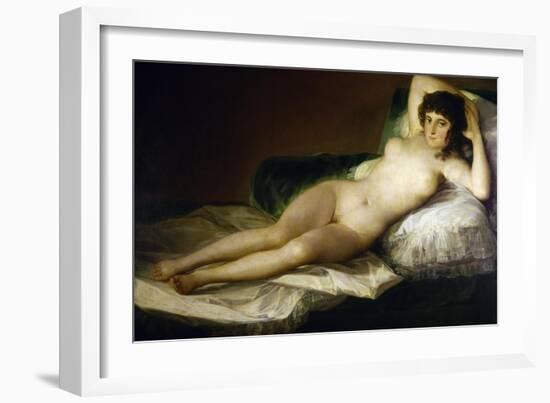 Goya: Nude Maja, C1797-Francisco de Goya-Framed Giclee Print