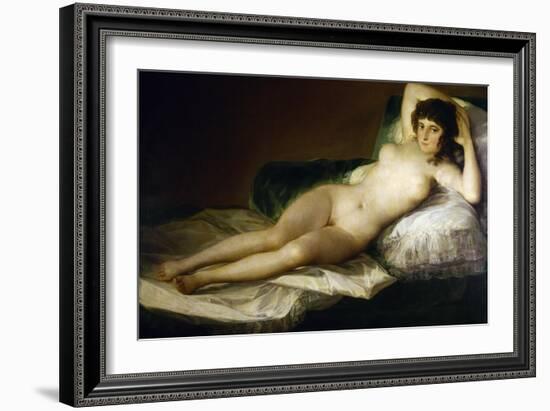 Goya: Nude Maja, C1797-Francisco de Goya-Framed Giclee Print