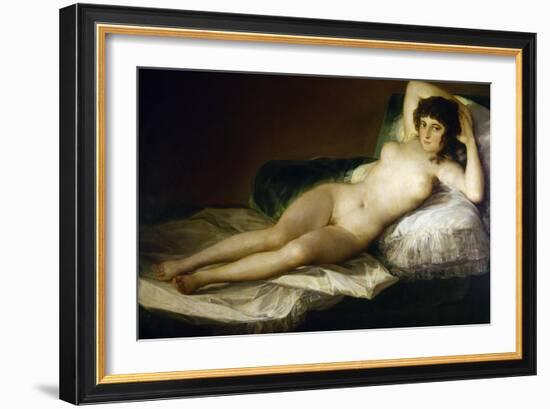 Goya: Nude Maja, C1797-Francisco de Goya-Framed Giclee Print