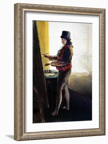 Goya: Self-Portrait-Francisco de Goya-Framed Giclee Print