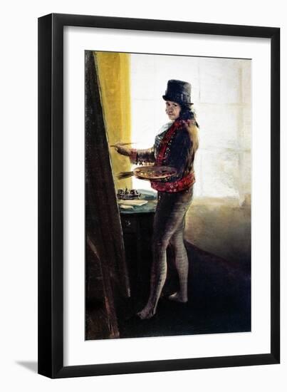 Goya: Self-Portrait-Francisco de Goya-Framed Giclee Print