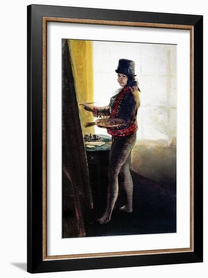 Goya: Self-Portrait-Francisco de Goya-Framed Giclee Print