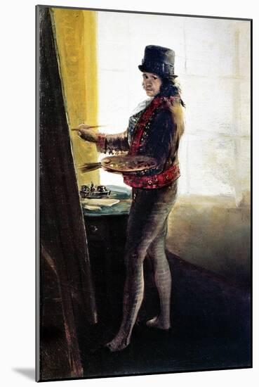 Goya: Self-Portrait-Francisco de Goya-Mounted Giclee Print