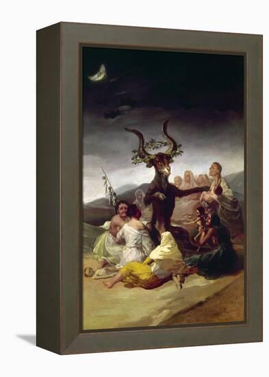 Goya: Witches Sabbath-Francisco de Goya-Framed Premier Image Canvas