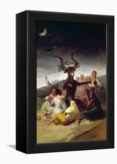 Goya: Witches Sabbath-Francisco de Goya-Framed Premier Image Canvas