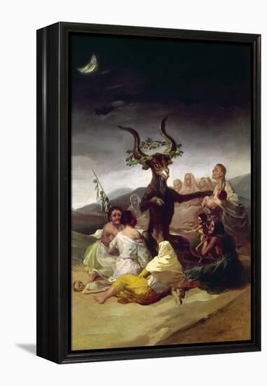 Goya: Witches Sabbath-Francisco de Goya-Framed Premier Image Canvas