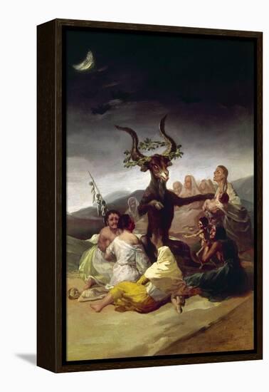 Goya: Witches Sabbath-Francisco de Goya-Framed Premier Image Canvas