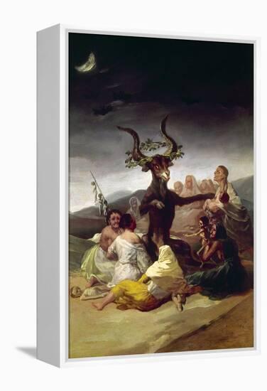 Goya: Witches Sabbath-Francisco de Goya-Framed Premier Image Canvas