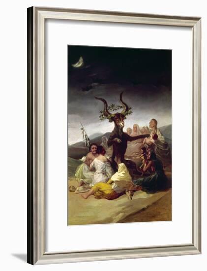 Goya: Witches Sabbath-Francisco de Goya-Framed Giclee Print