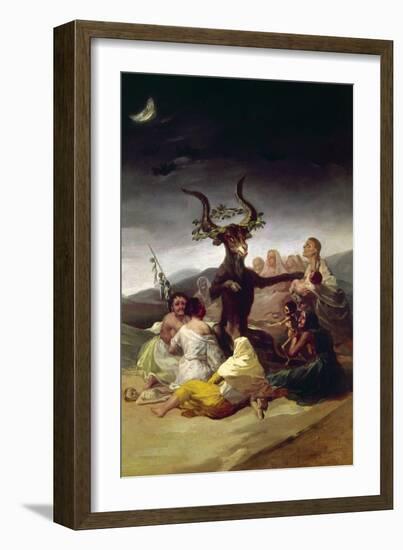 Goya: Witches Sabbath-Francisco de Goya-Framed Giclee Print