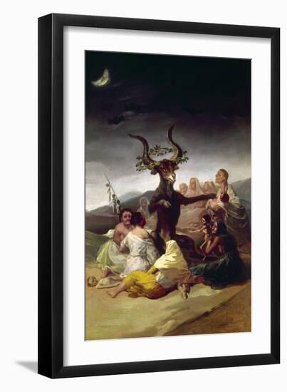 Goya: Witches Sabbath-Francisco de Goya-Framed Giclee Print