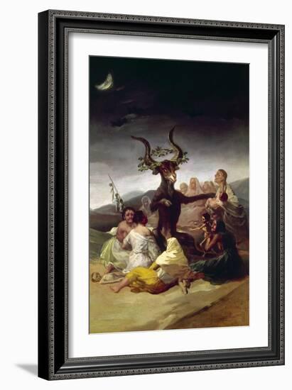 Goya: Witches Sabbath-Francisco de Goya-Framed Giclee Print