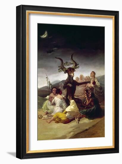 Goya: Witches Sabbath-Francisco de Goya-Framed Giclee Print