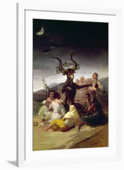 Goya: Witches Sabbath-Francisco de Goya-Framed Giclee Print