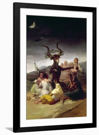 Goya: Witches Sabbath-Francisco de Goya-Framed Giclee Print