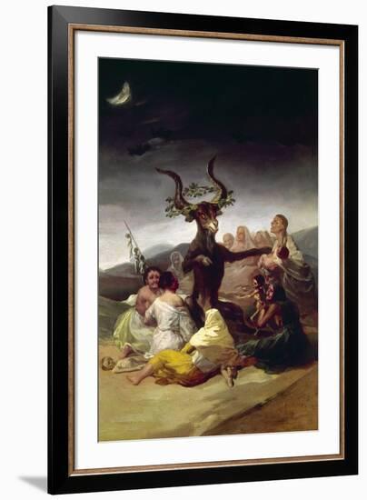 Goya: Witches Sabbath-Francisco de Goya-Framed Giclee Print