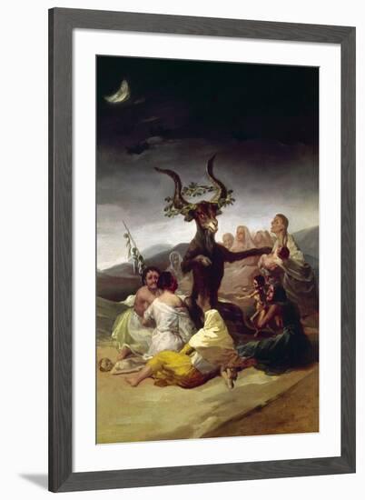 Goya: Witches Sabbath-Francisco de Goya-Framed Giclee Print