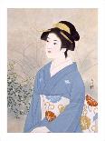 Maiko with Snow in Spring-Goyo Otake-Giclee Print