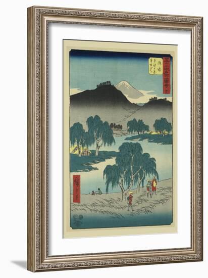 Goyu-Ando Hiroshige-Framed Art Print