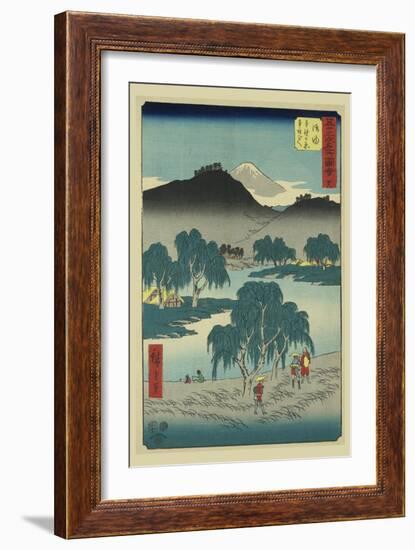 Goyu-Ando Hiroshige-Framed Art Print