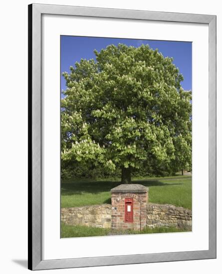 GR Royal Mail Rural Letter Box-Richard Klune-Framed Photographic Print