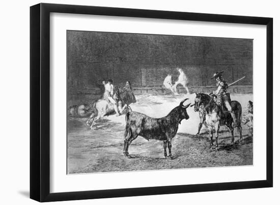 Grabado. Serie "Tauromaquia" Plancha 27, El Célebre Fernando del Toro-Francisco de Goya-Framed Giclee Print