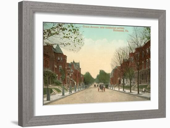 Grace Avenue, Richmond, Virginia-null-Framed Art Print