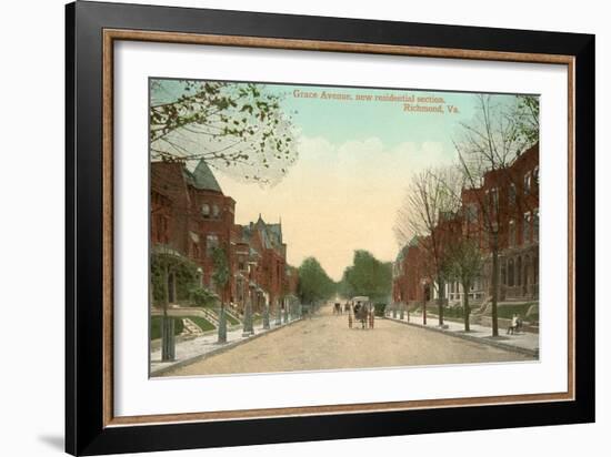 Grace Avenue, Richmond, Virginia-null-Framed Art Print